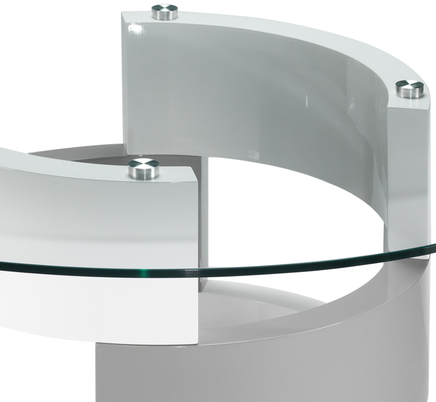 Gina Dining Table - Grey and White