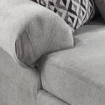 Jupiter 4-Piece Sectional with Left-Facing Chaise - Ash