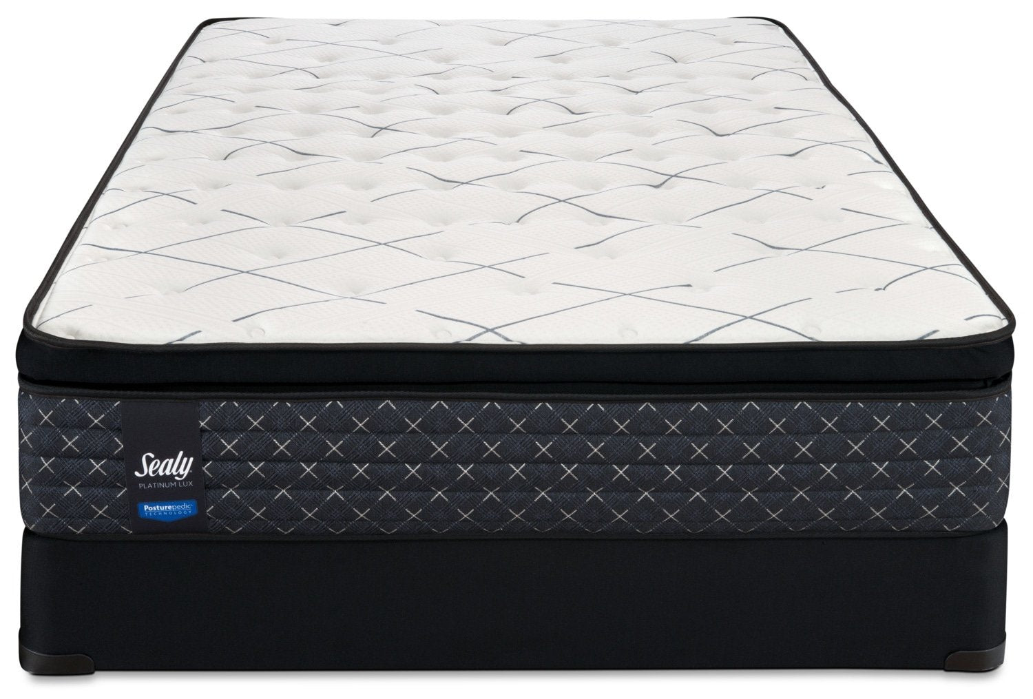 Sealy Pathos Firm Queen Mattress and Boxspring Set