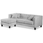 Astin Chaise Sofa - Grey