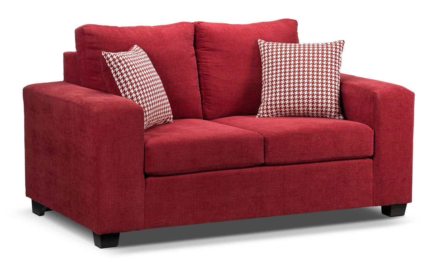 Fava 3 Pc. Living Room Package - Red