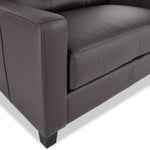 Kylie Leather Sofa and Chair and a Half Set - Coffee