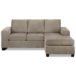 Fava Chaise Sofa - Pewter