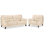 Braylon Sofa and Chair Set - Bisque