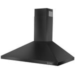 Whirlpool Black Stainless Steel 36" 400 CFM Canopy Wall-Mount Range Hood - WVW53UC6HV