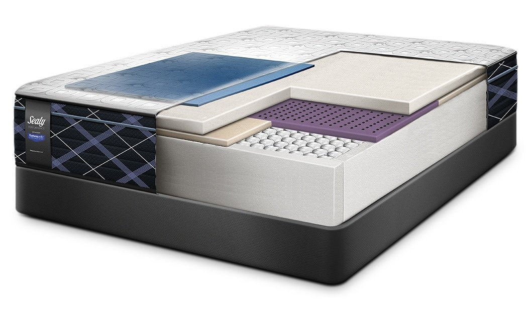 Sealy 5K Firm Queen Mattress and Split Boxspring Set