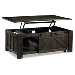 Gable Lift-Top Coffee Table - Weathered Charcoal