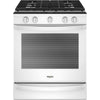 Whirlpool White Slide-In Gas True Convection Range (5.8 Cu. Ft) - WEG750H0HW