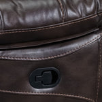 Devon Reclining Sofa - Brown