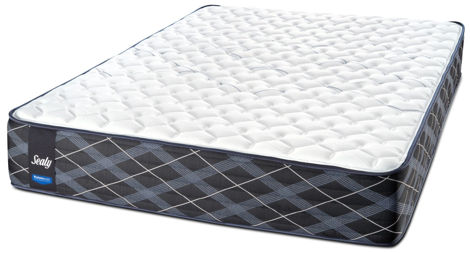 Sealy 4K Extra Firm Full Mattress and Low-Profile Boxspring Set