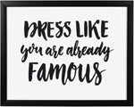 Dress Like Framed Print (20" X 16")