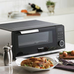 Panasonic Black-on-Stainless Steel Countertop Induction Oven (0.5 Cu. Ft.) - NUHX100S