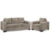 Fava Sofa and Chair Set - Pewter