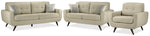 Julian Sofa, Loveseat and Chair Set - Beige